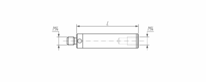 M4-Р200-000-E7 Удлинитель М4 из керамики, длина 200 мм, диаметр 7 мм